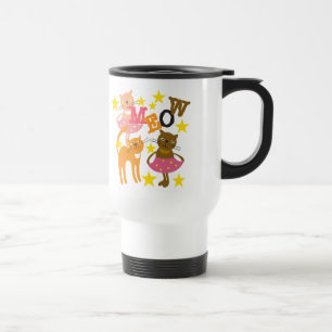 Taza De Viaje Gatos bailando