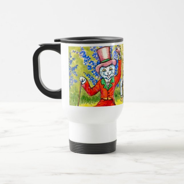 Taza De Viaje Gatos bailando (Izquierda)
