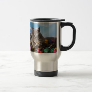 Taza De Viaje Gatos de Pascua