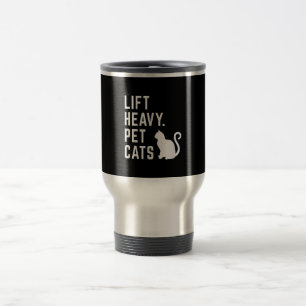 Taza De Viaje Gatos Mascotas pesados elevables - Divertido entre