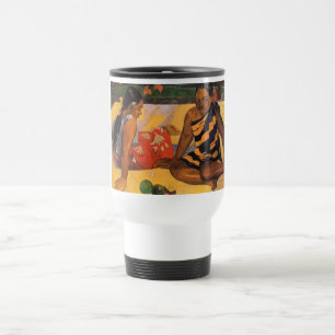 Taza De Viaje Gauguin Polinesia Francesa Tahití Mujeres Pintura