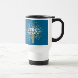 Taza De Viaje Genealogía de viajes Mug (azul)