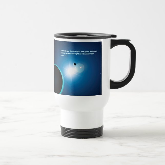 Taza De Viaje Génesis - Luz Y Oscuridad (Derecha)