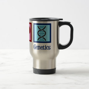 Taza De Viaje Genetista Peace Love Genetics Company