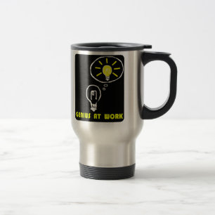 Taza De Viaje Genio en el trabajo