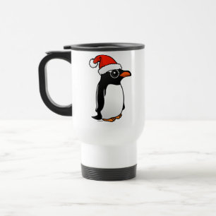 Taza De Viaje Gentoo Penguin Santa