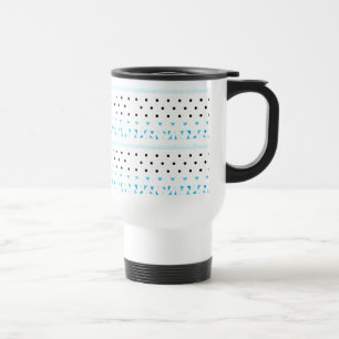 Taza De Viaje Geometría azul