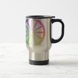 Taza De Viaje geometría de rueda de evolución de polígono