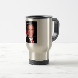 Taza De Viaje George Bush 43.ª foto del presidente estadounidens