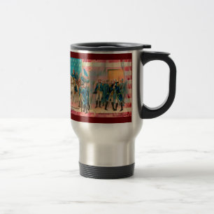 Taza De Viaje George Washington y Troops Travel Mug