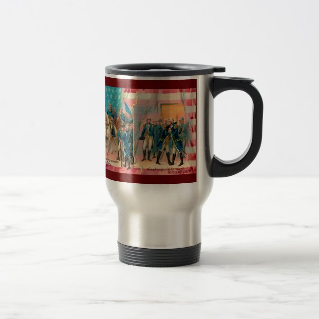 Taza De Viaje George Washington y Troops Travel Mug (Derecha)