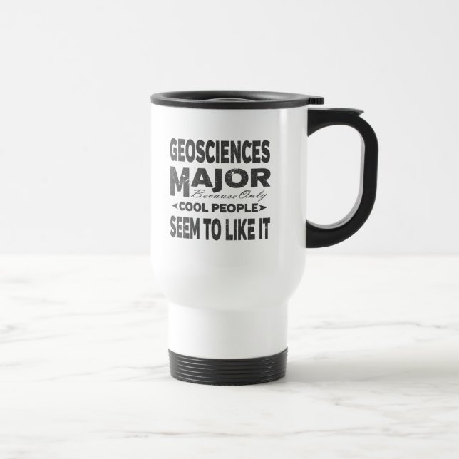 Taza De Viaje Geosciences College Major Guay People (Derecha)