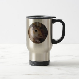 Taza De Viaje Gerbil de oro lindo del mascota