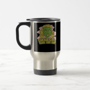 Taza De Viaje Ghouls Solo Quiere Divertirse Lazy Sloth