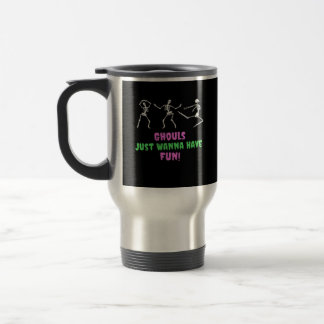 Taza De Viaje Ghouls Solo Quiere Divertirse Lazy Sloth