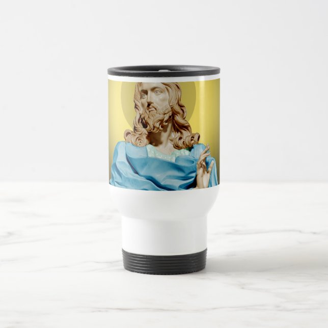 Taza De Viaje Gian Lorenzo Bernini Busto de Cristo 1679 (Centro)