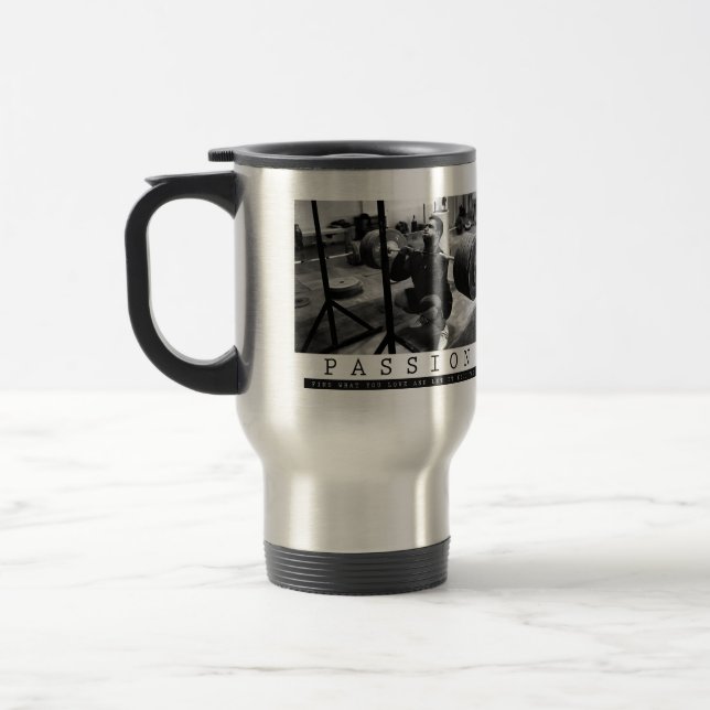 Taza De Viaje Gimnasio Motivador de Construcción de Cuerpo (Izquierda)