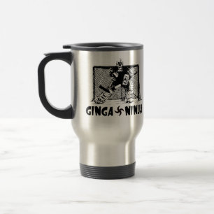 Taza De Viaje Ginga Ninja - portero del hockey