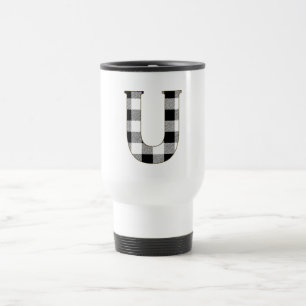 Taza De Viaje Gingham Check U