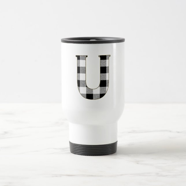 Taza De Viaje Gingham Check U (Centro)