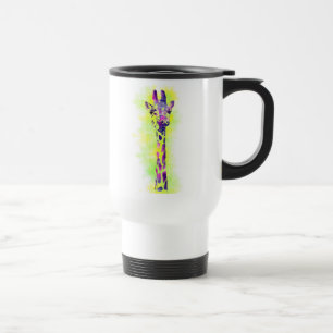 Taza De Viaje Girafa acuarela 2