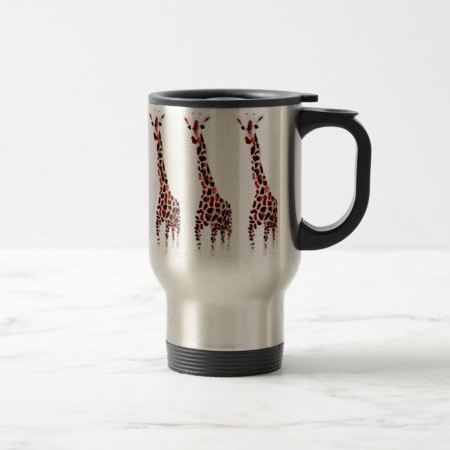 Taza De Viaje Giraffe Willife Art (Derecha)