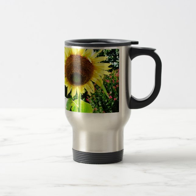 Taza De Viaje Girasol amarillo grande (Derecha)