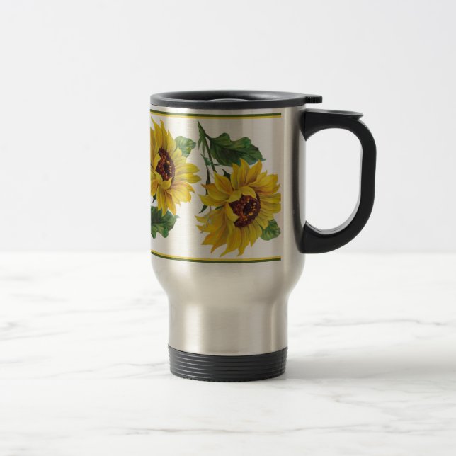Taza De Viaje Girasol dorado (Derecha)