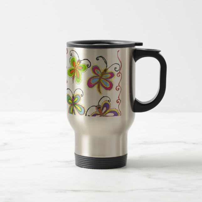 Taza De Viaje Girly Butterfly (Derecha)