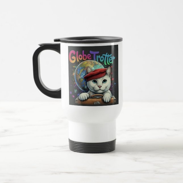 Taza De Viaje "Globe Trotter" Travel Coffee Mug (Izquierda)