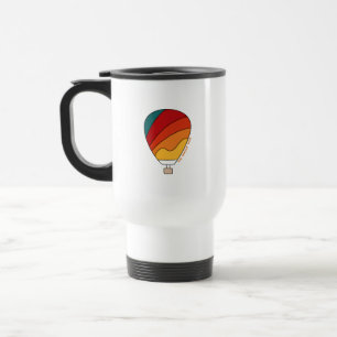 Taza De Viaje Globo de arcoiris