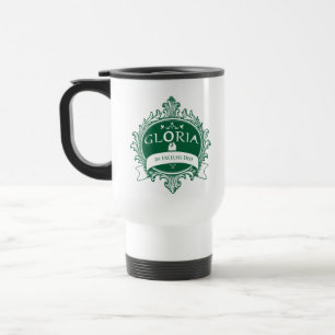 Taza De Viaje Gloria in Excelsis Deo Frase Latina Católica