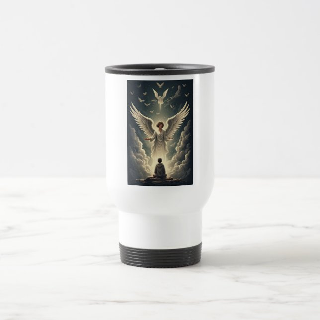 Taza De Viaje Glorious Heavenly Angels Travel Mug (Centro)