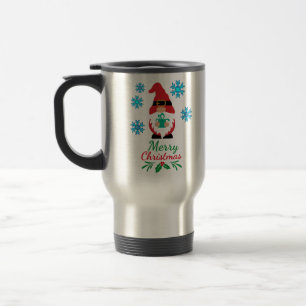 Taza De Viaje Gnome alegre navidad