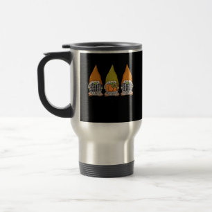 Taza De Viaje Gnomos de Otoño Con Calabazas Es Otoño Y’all Hallo