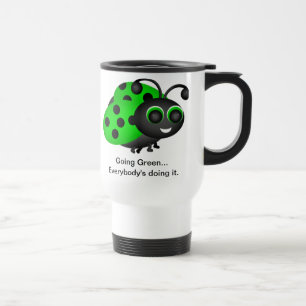 Taza De Viaje Going Green Ladybug Mug