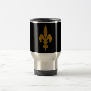 Taza De Viaje Golden Fleur De Lis