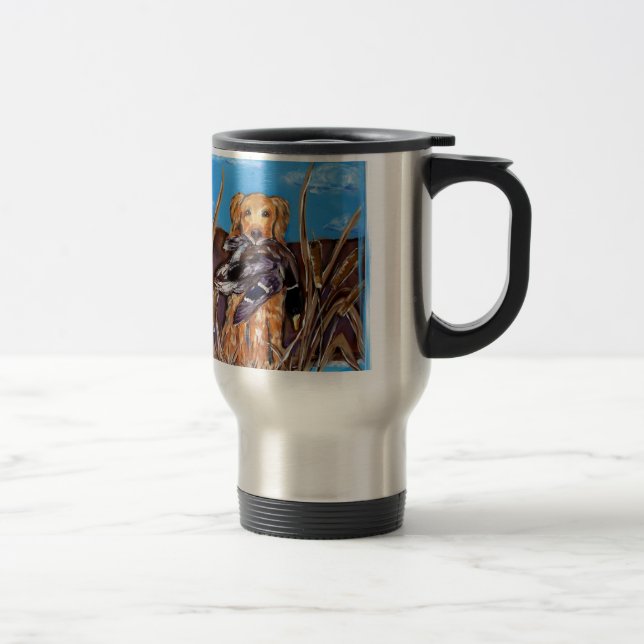 TAZA DE VIAJE GOLDEN RETRIEVER (Derecha)