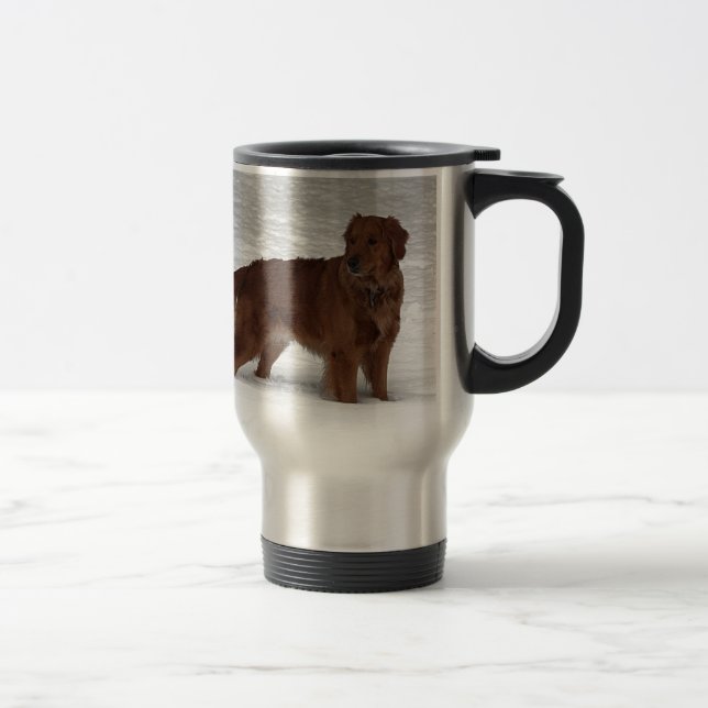 Taza De Viaje Golden retriever (Derecha)