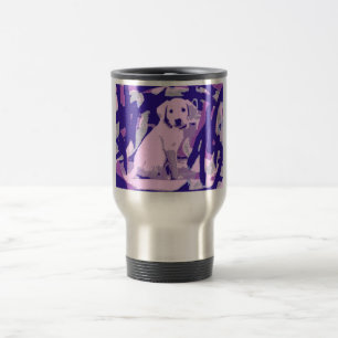 Taza De Viaje Golden Retriever Puppy