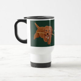 Taza de viaje Goldie Golden Doodle