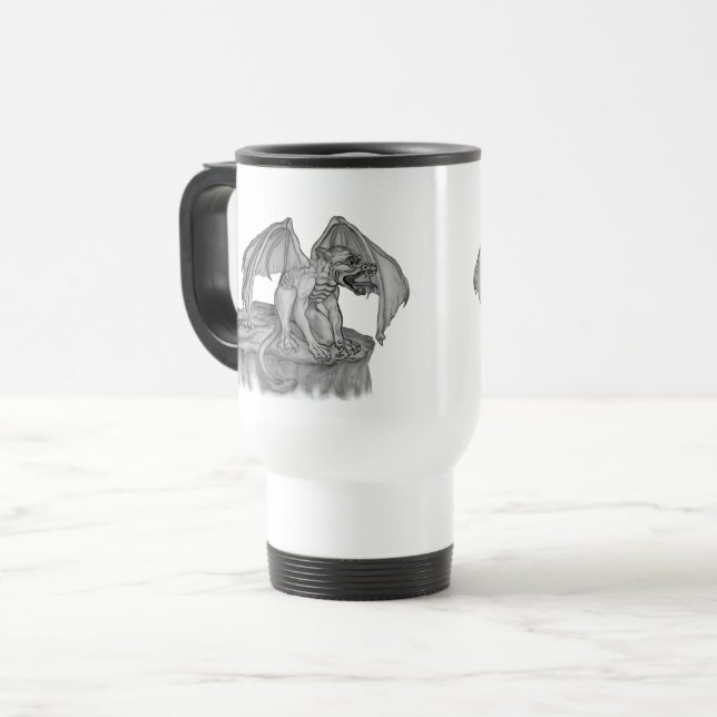 Taza De Viaje Golem Gargoyle (Anverso izquierdo)
