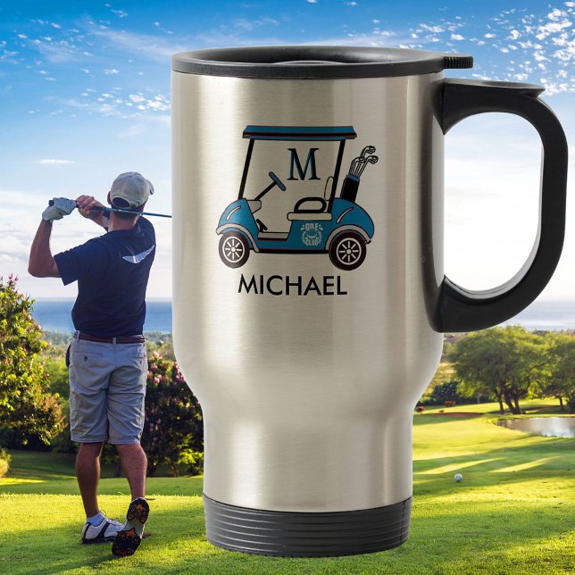 Taza De Viaje Golf personalizado con desplazamiento en carro (Subido por el creador)
