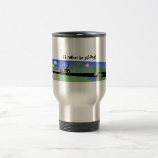 Taza De Viaje ¡Golfing bastante!