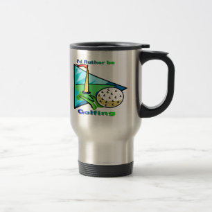 Taza De Viaje Golfing bastante
