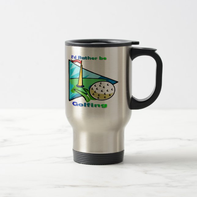 Taza De Viaje Golfing bastante (Derecha)