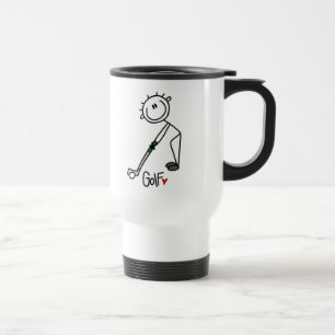 Taza De Viaje Golfista simple de palitos
