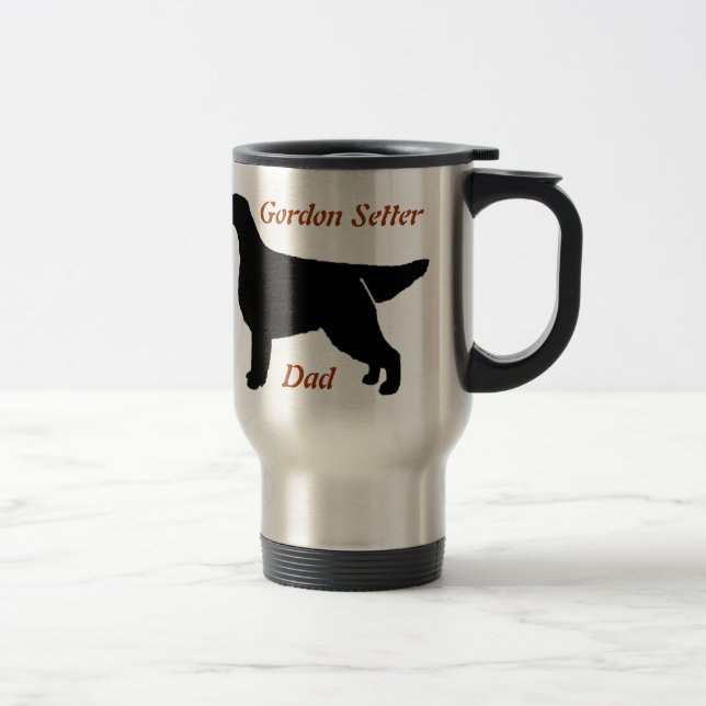 Taza De Viaje Gordon Setter Dad Aluminum Travel Mug (Derecha)