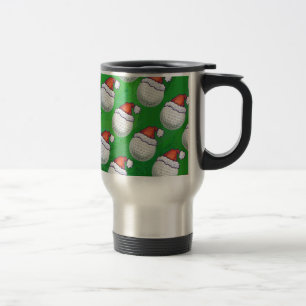Taza De Viaje Gorras del navidad de la pelota de golf