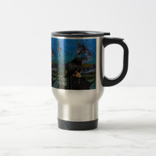Taza De Viaje Gótico Chica Y Dragon Travel Mug